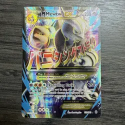 M Mewtwo EX Full Art Ultra Rare Mega 159/162 Breakthrough English Pokemon LP - Image 1