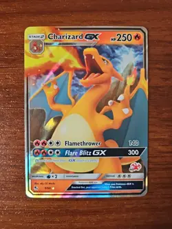 Pokemon 2020 Battle Academy - 9/68 CHARIZARD GX (Charizard Stamp), Holo Full Art - Image 1