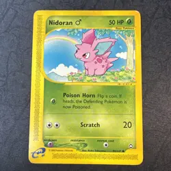 Nidoran M 096/147 Aquapolis Regular Pokemon - Image 1