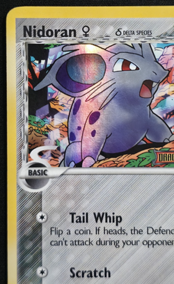 Nidoran F 56/101 Reverse Holo Delta Species Pokemon Dragon Frontiers Stamped MP - Image 3