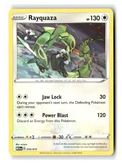 Rayquaza 014/015 Promo McDonald's Promos 2024 Pokemon Near Mint - Image 1