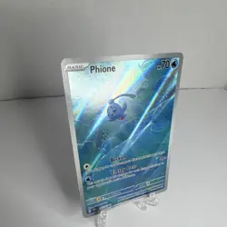 Creased Pokemon TCG Phione 175/167 SV06 Twilight Masquerade Illustration Rare - Image 2