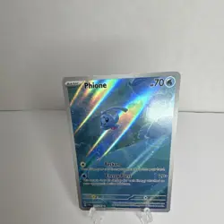 Creased Pokemon TCG Phione 175/167 SV06 Twilight Masquerade Illustration Rare - Image 3