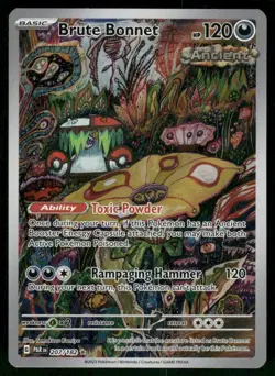 2023 Brute Bonnet 207/182 Illustration Rare Holo NM Pokemon SV04: Paradox Rift - Image 1