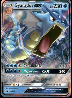 Pokemon Gyarados GX Promo SM Promos SM212 NM Holo - Image 1
