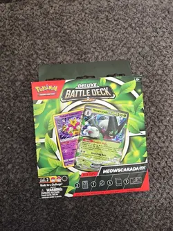 Meowscarada EX Pokemon TCG Deluxe Battle Deck - New - Sealed - Image 1