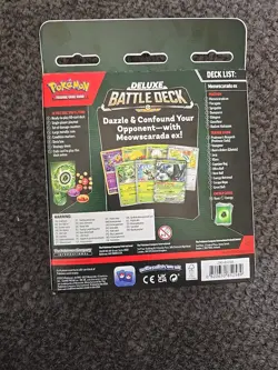 Meowscarada EX Pokemon TCG Deluxe Battle Deck - New - Sealed - Image 2
