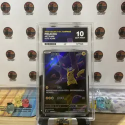Pokemon TCG S-Chinese Exclusive Pikachu Gengar 151C 172/151 AR ACE 10 - Image 1