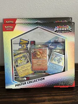 Lot Of 2 Prismatic Evolutions Poster Collection NEW FACTORY SEALED Pokemon TCG - Image 2