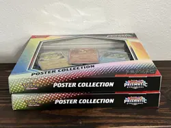 Lot Of 2 Prismatic Evolutions Poster Collection NEW FACTORY SEALED Pokemon TCG - Image 3