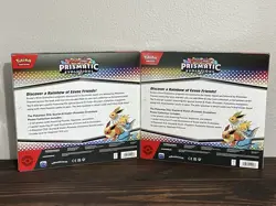Lot Of 2 Prismatic Evolutions Poster Collection NEW FACTORY SEALED Pokemon TCG - Image 4