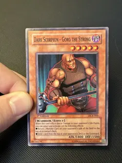 Yugioh! Dark Scorpion - Gorg the Strong DCR-060 1st Edition NA English Vintage - Image 1