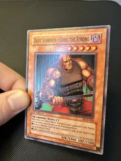 Yugioh! Dark Scorpion - Gorg the Strong DCR-060 1st Edition NA English Vintage - Image 2