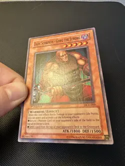 Yugioh! Dark Scorpion - Gorg the Strong DCR-060 1st Edition NA English Vintage - Image 3