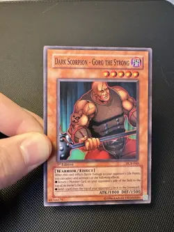 Yugioh! Dark Scorpion - Gorg the Strong DCR-060 1st Edition NA English Vintage - Image 4