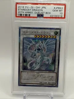 Stardust Dragon Japanese YuGiOh 20th Anniversary Duelist Box PSA 10 - Image 1