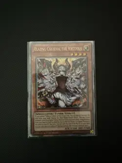 Blazing Cartesia, the Virtuous RA04-EN041 (Quarter Century Secret Rare) Yugioh - Image 1
