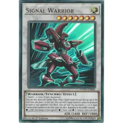 DUPO-EN006 SIGNAL WARRIOR ULTRA RARE 1ST EDITION NEAR MINT YuGiOh TCG - Image 1