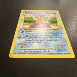 Pokemon Squirtle Base Set Shadowless First Edition 063/102 - Image 2