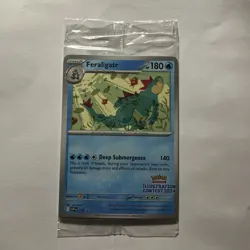 Feraligatr - 213 (Illustration Contest 2024) 213 Sv: SEALED PROMO Pokemon Card - Image 1