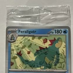 Feraligatr - 213 (Illustration Contest 2024) 213 Sv: SEALED PROMO Pokemon Card - Image 2