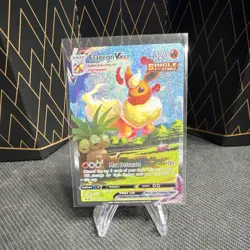 Pokemon Flareon VMAX SWSH180 Promo Full Art Single Strike Holo 320 HP - Image 1