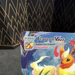 Pokemon Flareon VMAX SWSH180 Promo Full Art Single Strike Holo 320 HP - Image 3