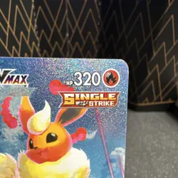 Pokemon Flareon VMAX SWSH180 Promo Full Art Single Strike Holo 320 HP - Image 4