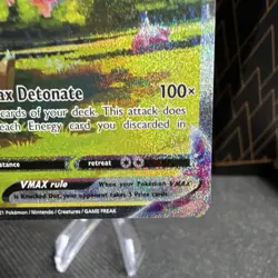 Pokemon Flareon VMAX SWSH180 Promo Full Art Single Strike Holo 320 HP - Image 5