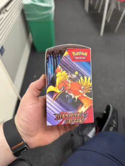 Pokemon Scarlet & Violet Destined Rivals Half Booster 18 Pack Unsealed Box ONO - Image 2