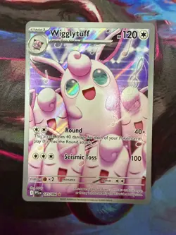 Pokemon TCG - Wigglytuff 105/094 NM Illustration Rare Holo Phantasmal Flames - Image 1