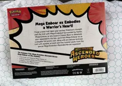 Pokemon Ascended Heroes Mega Emboar EX Box Sealed New - Image 2