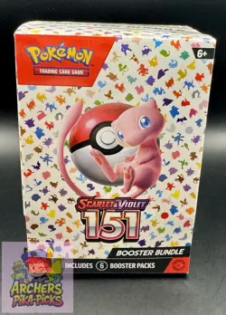 POKEMON 151 BOOSTER BUNDLE (6 PACKS)-FACTORY SEALED-SHIPPING INCLUDED! - Image 1