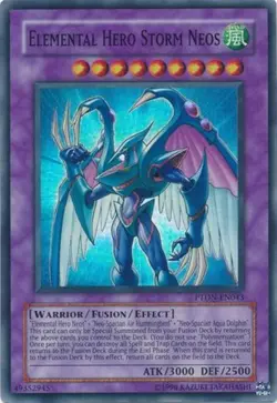 Elemental Hero Storm Neos - PTDN-EN043 - Super Rare - Unlimited Edition - Near M - Image 1
