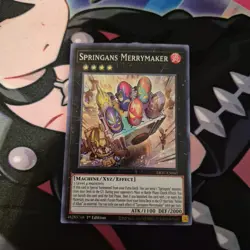 Yugioh Springans Merrymaker LIOV-EN041 1st Edition Super Rare - NM - Image 1