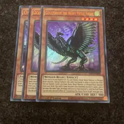Yugioh! 3x Cocatorium the Heavy Metal Avian GFP2-EN038 Ultra Rare 1st Ed NM - Image 1