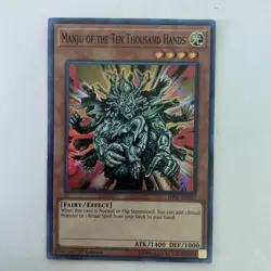 Manju of the Ten Thousand Hands HISU-EN047 Hidden Summoners 1st Edition - Image 1
