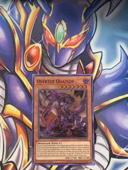 Yugioh Overtex Qoatlus MP18-EN194 Super Rare 1st Ed NM - Image 1