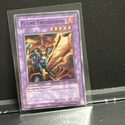 Yu-Gi-Oh! Flame Swordsman LOB-003 Fusion Konami 1800/1600 Regular - Image 1