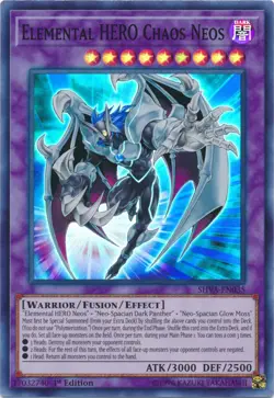 Yugioh! LP Elemental HERO Chaos Neos - SHVA-EN035 - Super Rare - 1st Edition Lig - Image 1