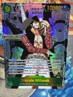 One Piece Dracule Mihawk OP14-119 Manga Rare - Image 2