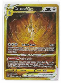 Arceus VSTAR GG70/GG70 Crown Zenith Gold Alt Art Secret Rare Pokemon TCG Card NM - Image 1
