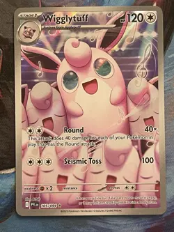 Wigglytuff 105/094 Phantasmal Flames Illustration Rare Pokemon Card - Image 1
