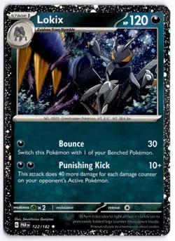 Lokix - (Cosmos Holo) 122/182 Holo Pokemon Miscellaneous Cards & Products LP - Image 1
