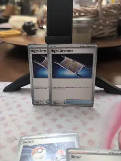 2X Night Stretcher X2 061/064 Sv: Shrouded Fable Pokemon Cards NM - Image 1