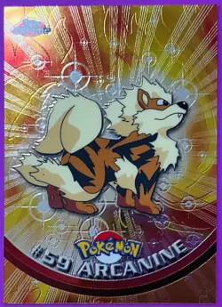 Arcanine Topps Chrome Card #59 LP - Image 1