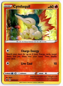 Cyndaquil - SWSH221 Holo Pokemon SWSH: Sword & Shield Promo Cards LP - Image 1
