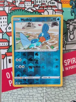 Mudkip 062/264 Fusion Strike Reverse Holo Pokemon Card - Image 1