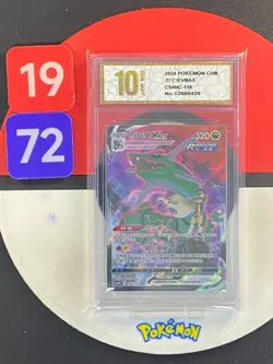 Pokemon PTCG S-Chinese Card Rayquaza VMAX CS4bC-156 Grade10 - Image 1