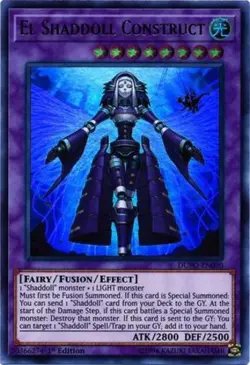 Yugioh! LP El Shaddoll Construct - DUPO-EN090 - Ultra Rare - 1st Edition Lightly - Image 1